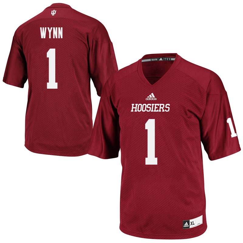 Men #1 Shane Wynn Indiana Hoosiers College Football Jerseys Sale-Crimson